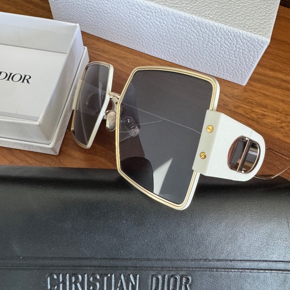 Dior Square White Sunglasses - Picture 5 of 5